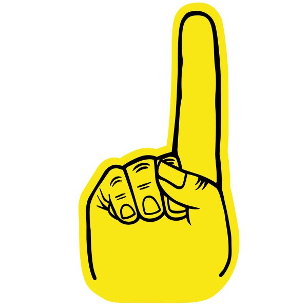 14" - #1 Foam Finger - Image 8