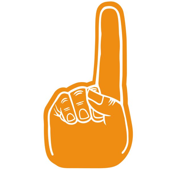14" - #1 Foam Finger - Image 6