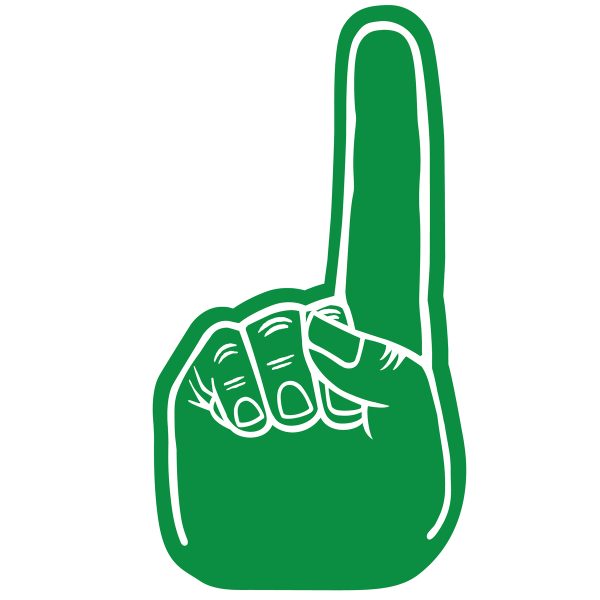 14" - #1 Foam Finger - Image 7