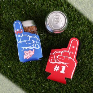 American Made Foam Finger Can Cooler