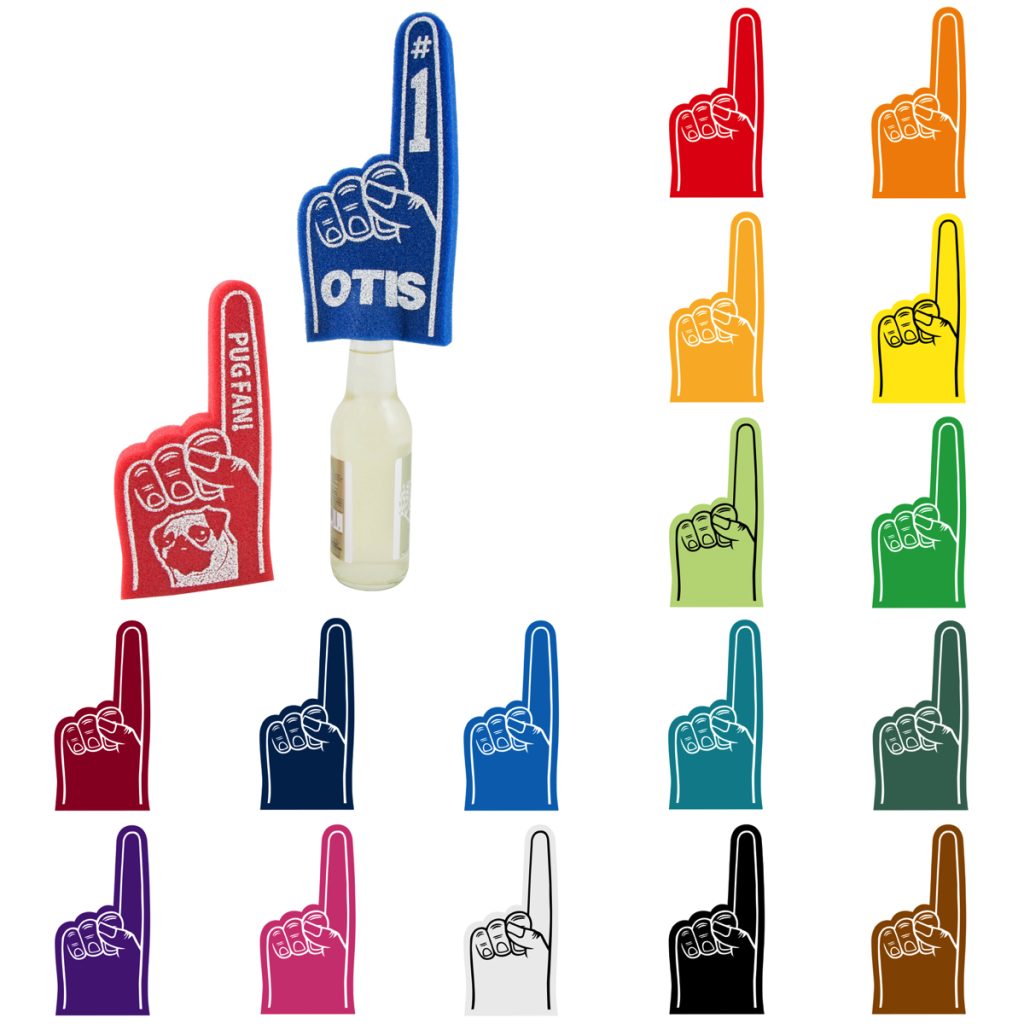 small foam finger
