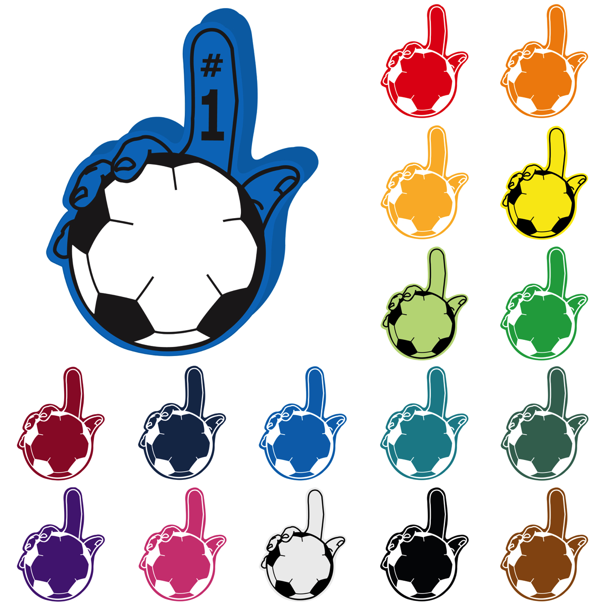 Custom Soccer Foam Finger